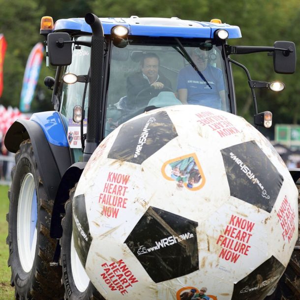 Marty Morrissey playing Tractor Football