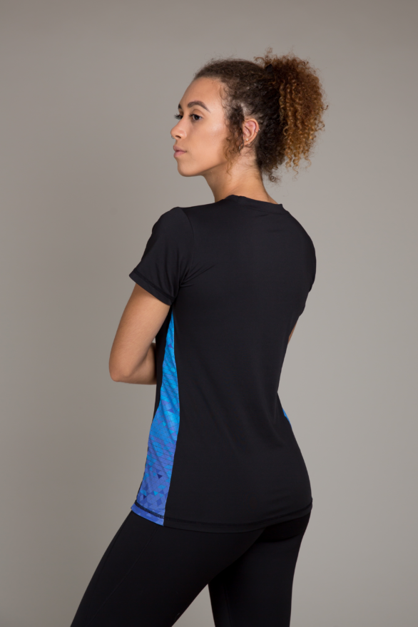 Fitness clothing - t shirt back - gym clothes for women