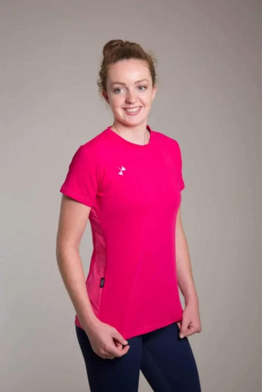 womens sports tshirt pink