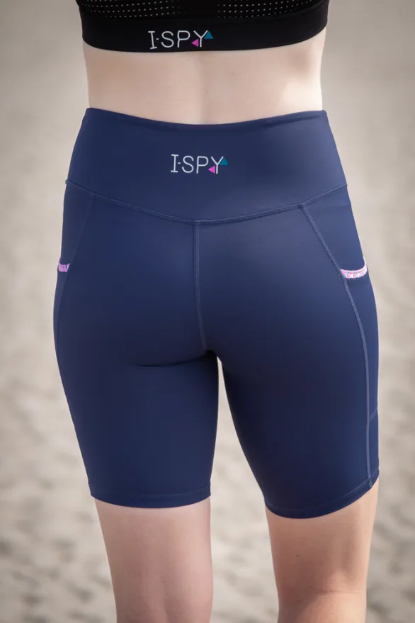 Stylish and comfortable I-SPY Summer Range Shorts showcased on a light background, perfect for warm weather and available at i-spy.ie.